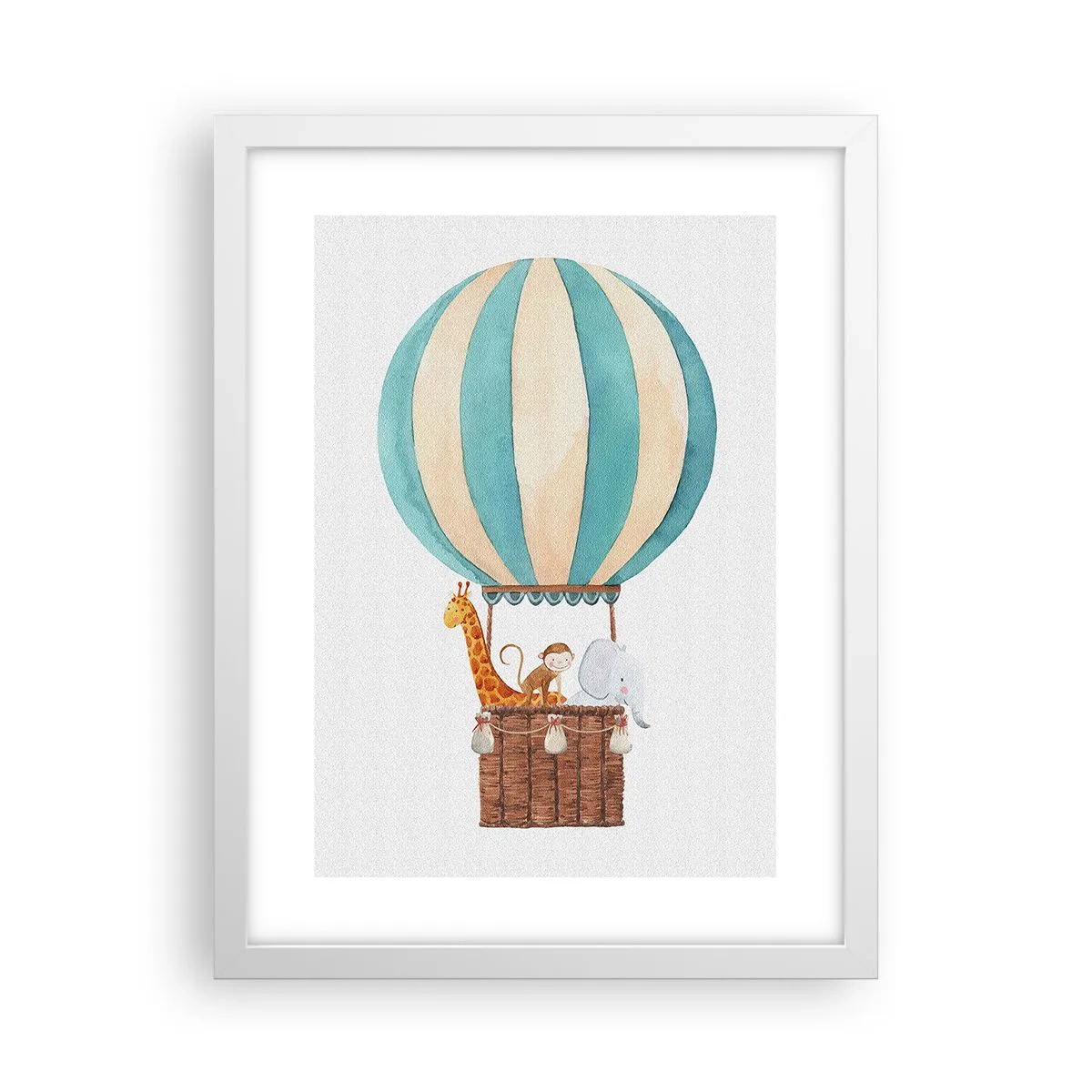 Poster in cornice bianca - Una gita fantastica - 30x40 cm