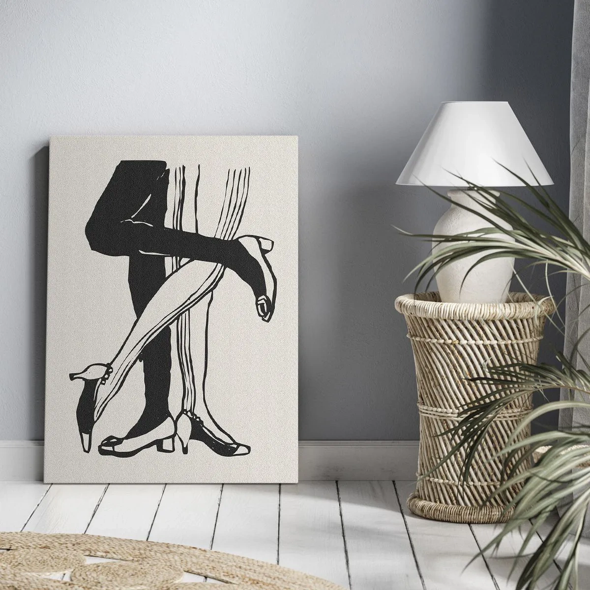 Quadro su tela - Stampe su Tela - Attributo femminile - 55x100 cm