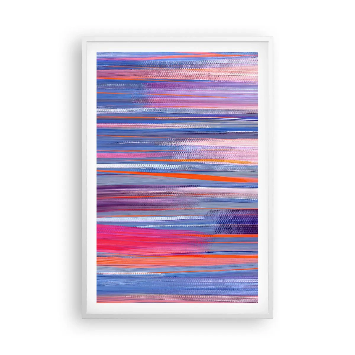 Poster in cornice bianca - Ascensione arcobaleno - 61x91 cm