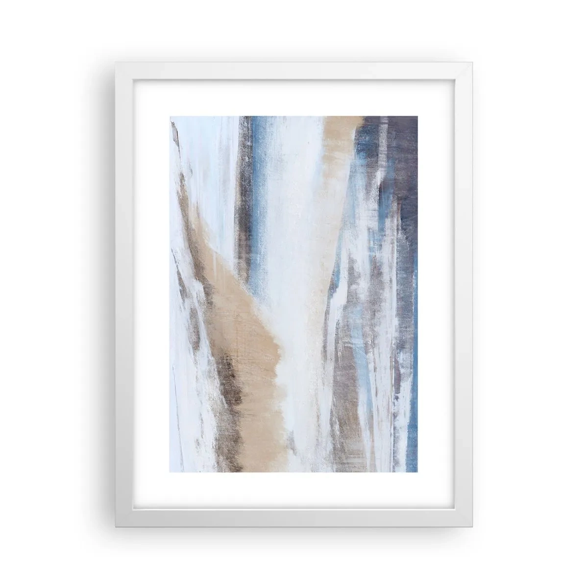 Poster in cornice bianca - Composizione invernale - 30x40 cm