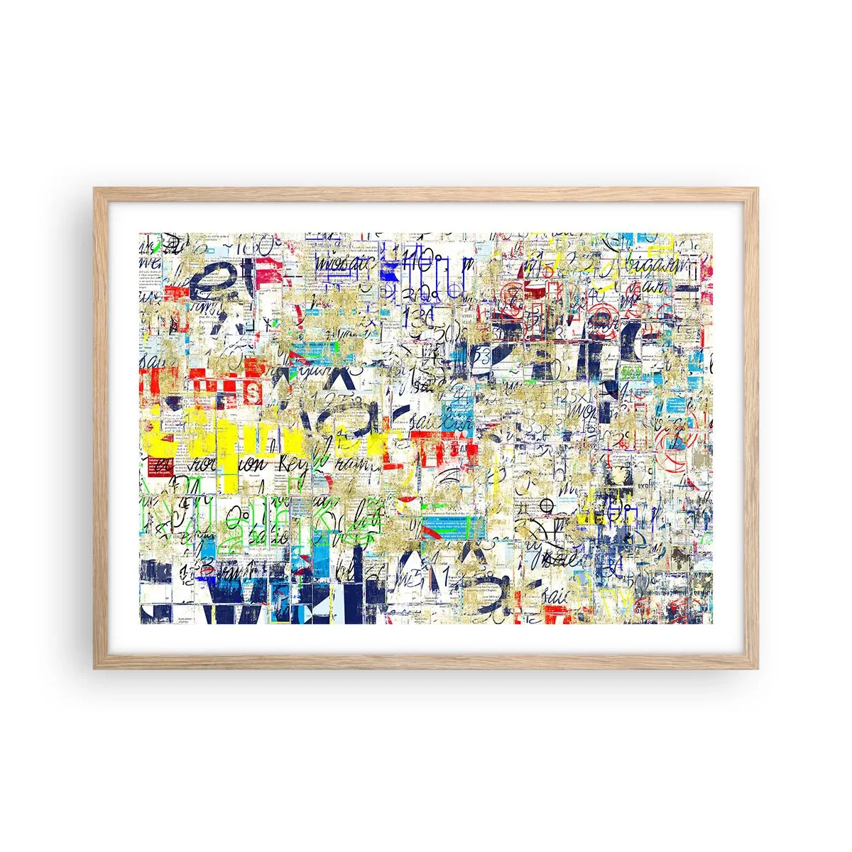 Poster in cornice rovere chiaro - Semplicemente bello da vedere - 70x50 cm