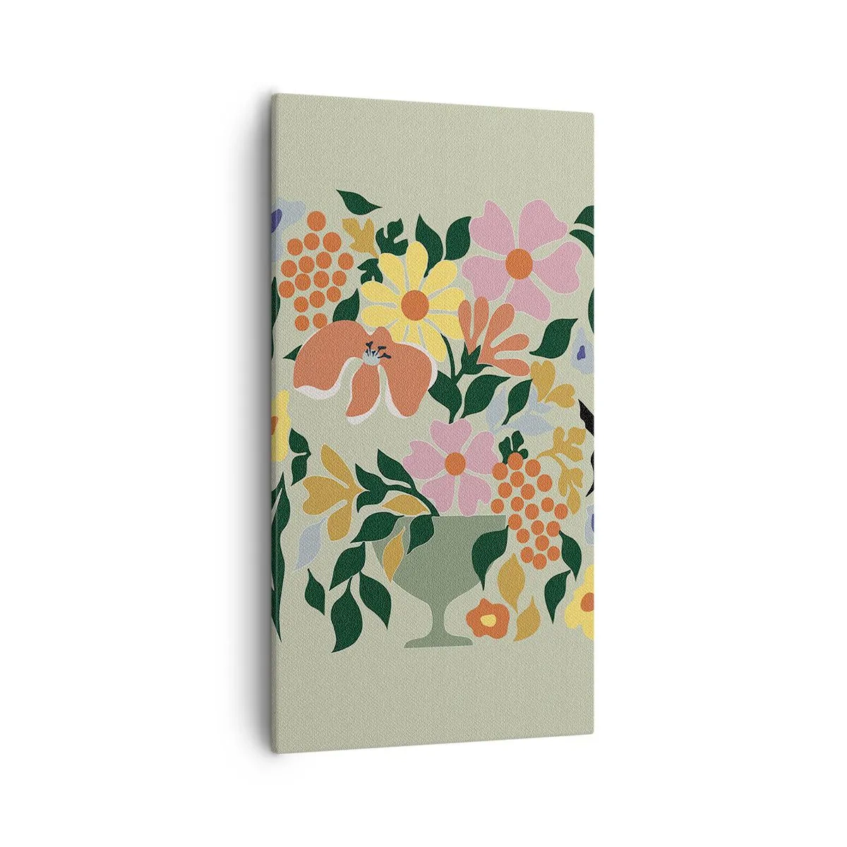 Quadro su tela - Stampe su Tela - Bouquet pieno di vita - 55x100 cm