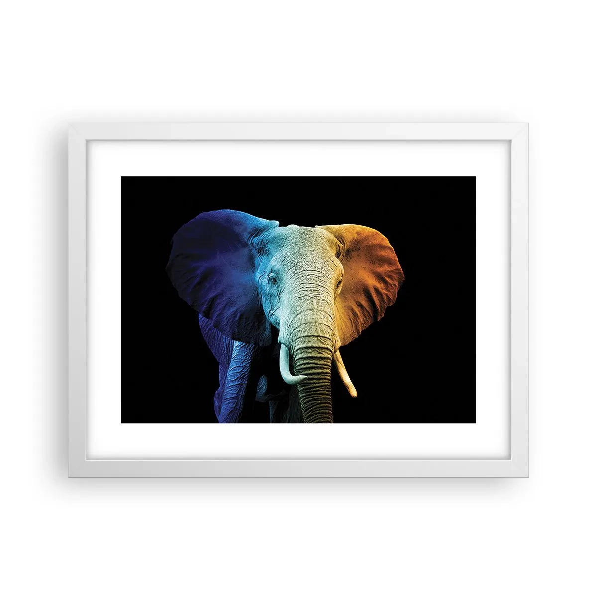 Poster in cornice bianca - Eccentrico, non strano - 40x30 cm