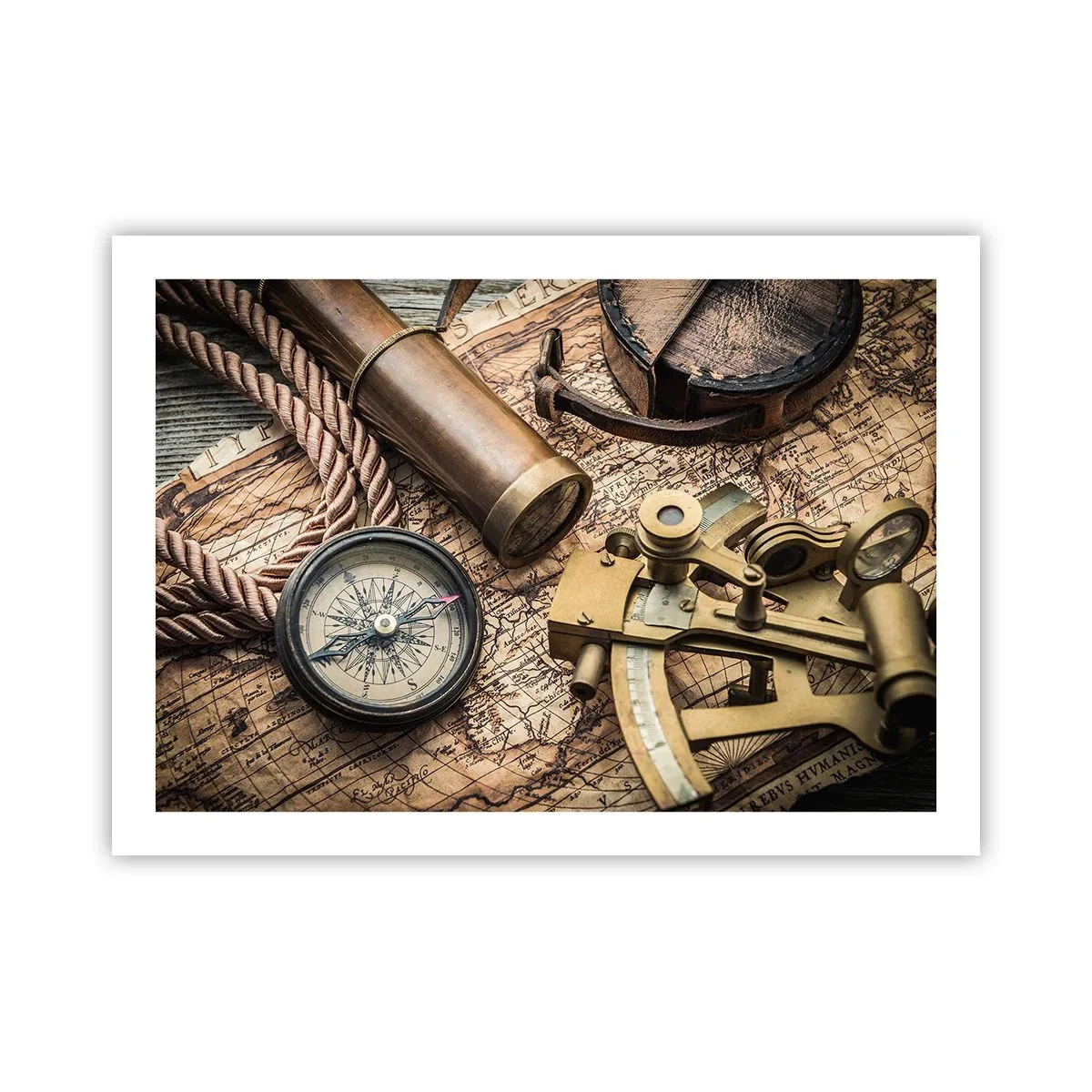 Poster - Traccia la rotta - 70x50 cm