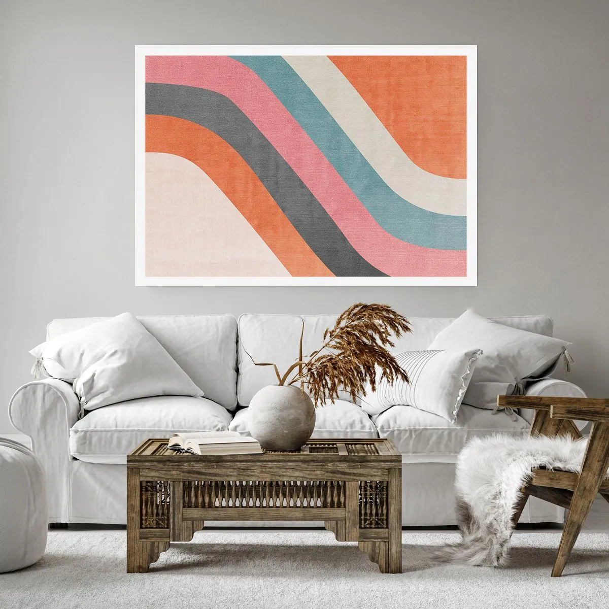 Poster - Composizione diagonale: movimento - 50x40 cm