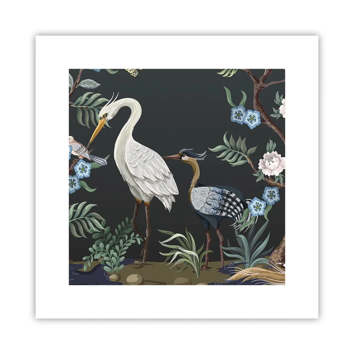 Poster - La parata degli uccelli - 30x30 cm