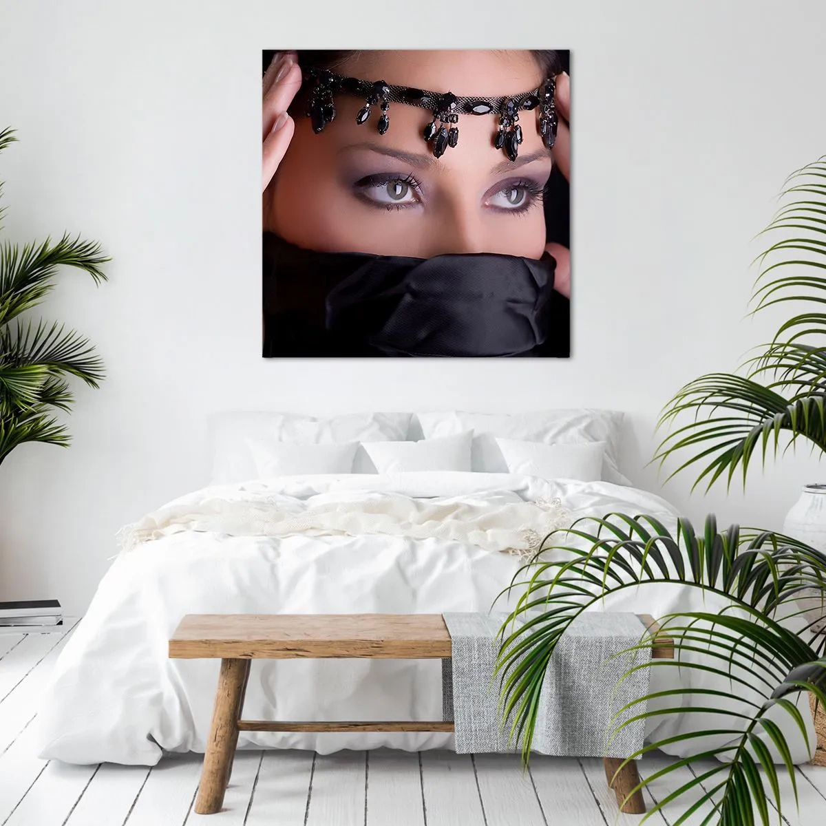 Quadro su tela - Stampe su Tela - Misteriosa tentatrice d'oriente - 70x70 cm