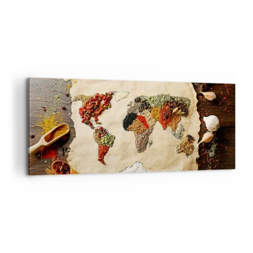 Quadro su tela - Stampe su Tela - Tutti i gusti del mondo - 100x40 cm