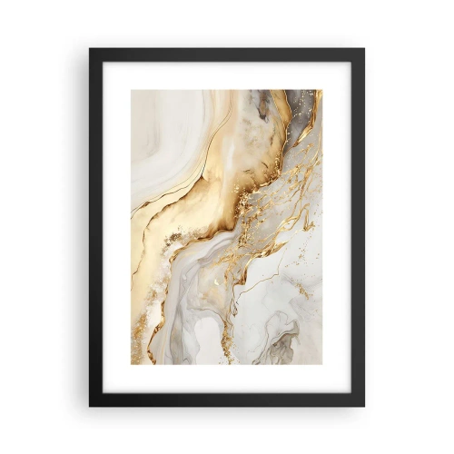 Poster in cornice nera - Astrazione: bellezza e bontà - 30x40 cm