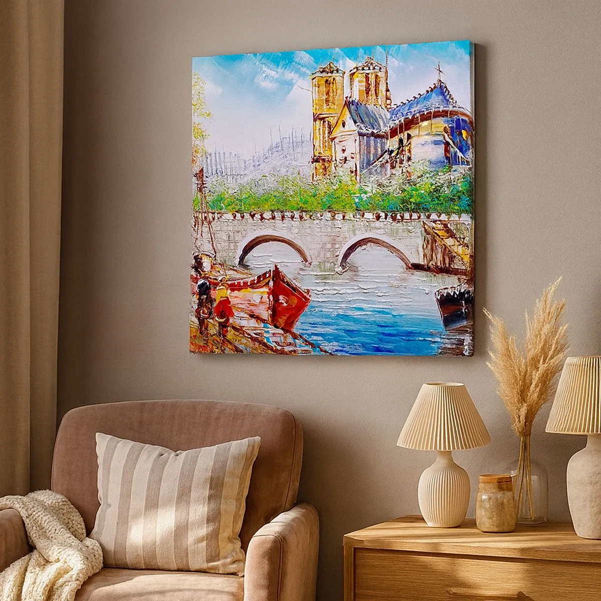 Quadro su tela - Stampe su Tela - Il loro tempo non passa mai - 30x30 cm