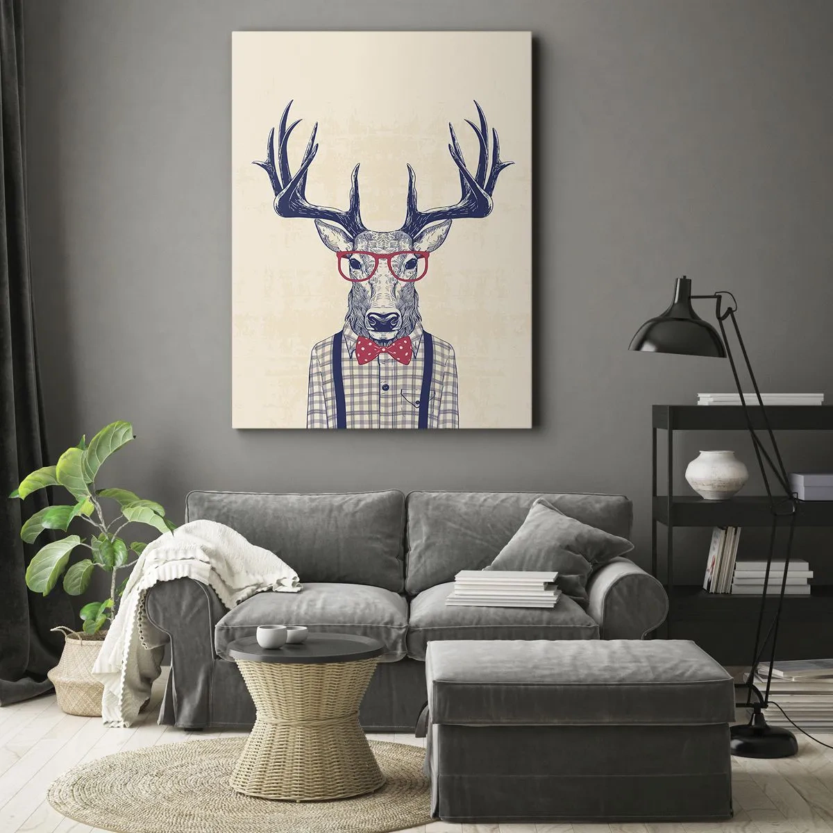 Quadro su tela - Stampe su Tela - Divertente stravaganza - 45x80 cm