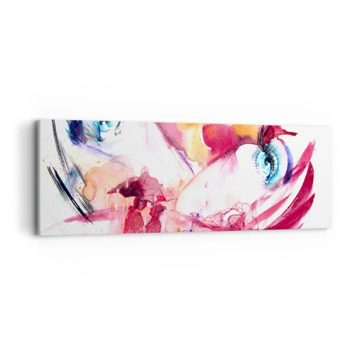 Quadro su tela - Stampe su Tela - Insieme il mondo fiorisce - 90x30 cm