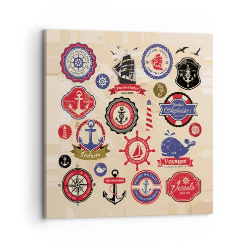 Quadro su tela - Stampe su Tela - Fratellanza di vela - 70x70 cm