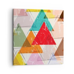 Quadro su tela - Stampe su Tela - Tre alla volta - 70x70 cm