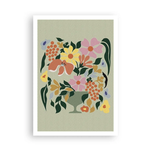 Poster - Bouquet pieno di vita - 70x100 cm
