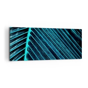 Quadro su tela - Stampe su Tela - La struttura del verde - 100x40 cm