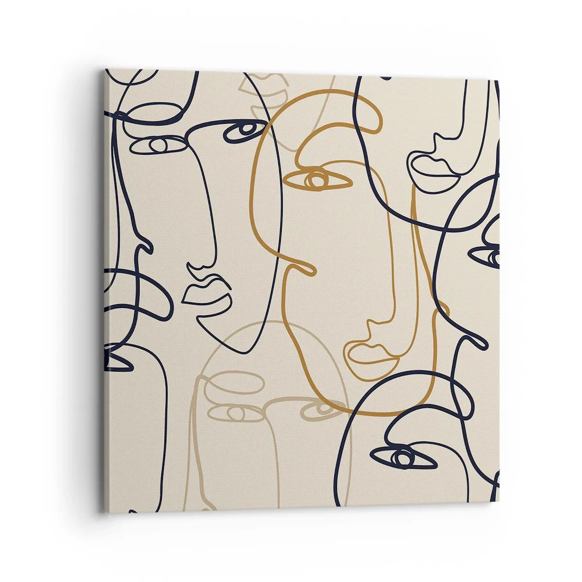 Quadro su tela - Stampe su Tela - Ritratto multiplo - 70x70 cm