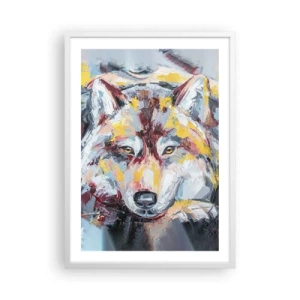 Poster in cornice bianca - Pace tra i suoi - 50x70 cm