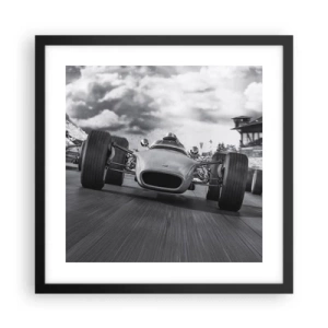 Poster in cornice nera - C'è la forza! - 40x40 cm