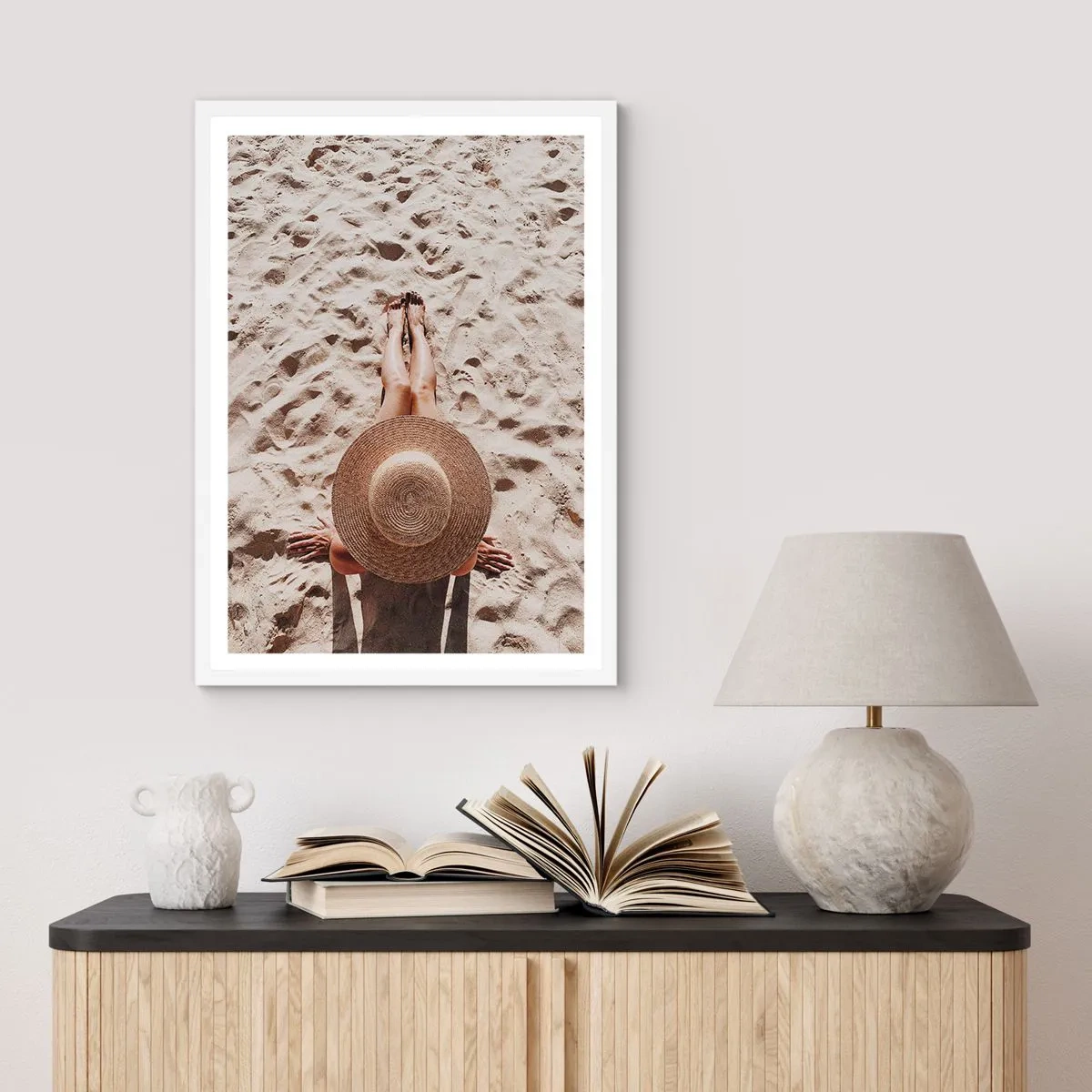 Poster in cornice bianca - Un tempo di sogno - 30x40 cm