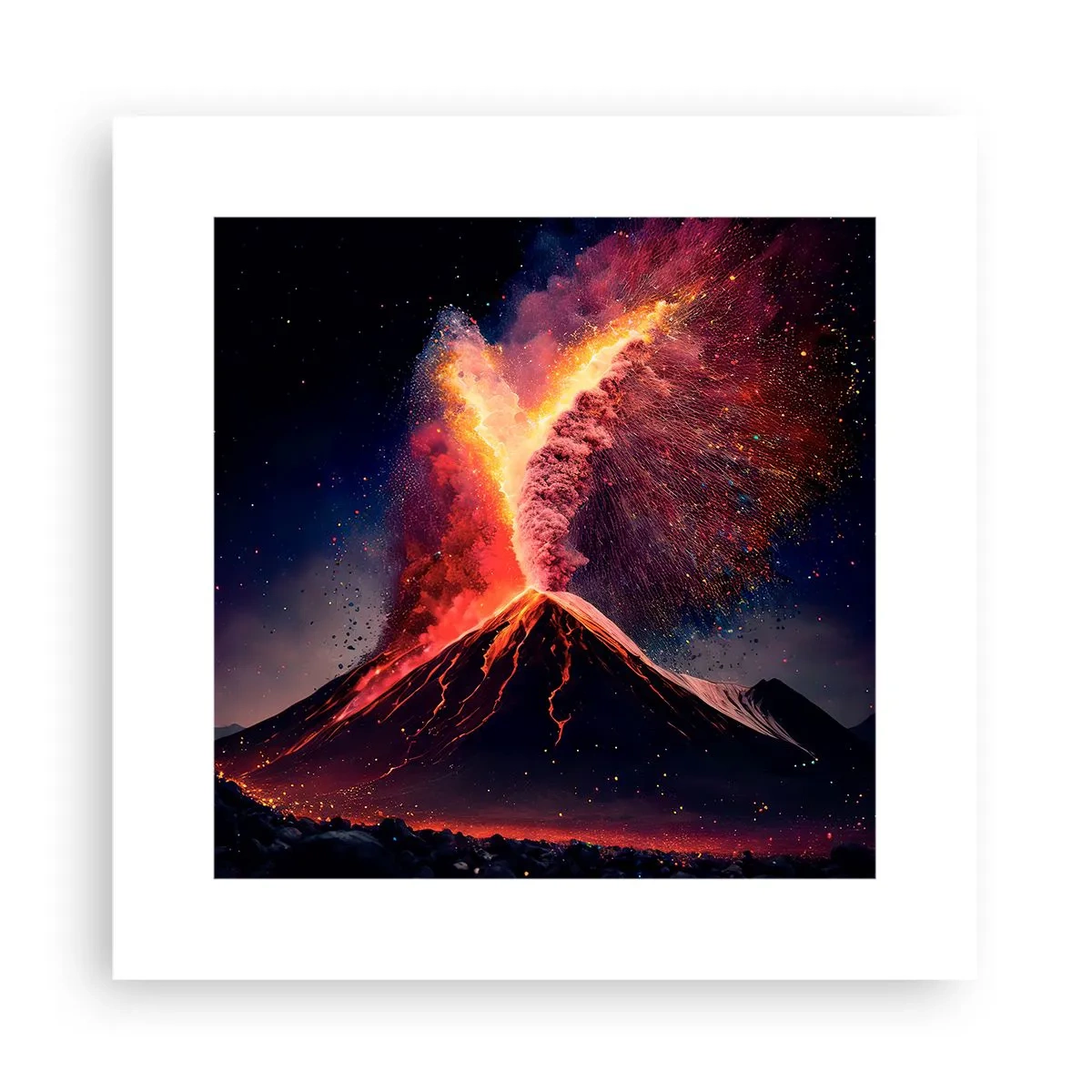 Poster - Bellezza e minaccia - 30x30 cm