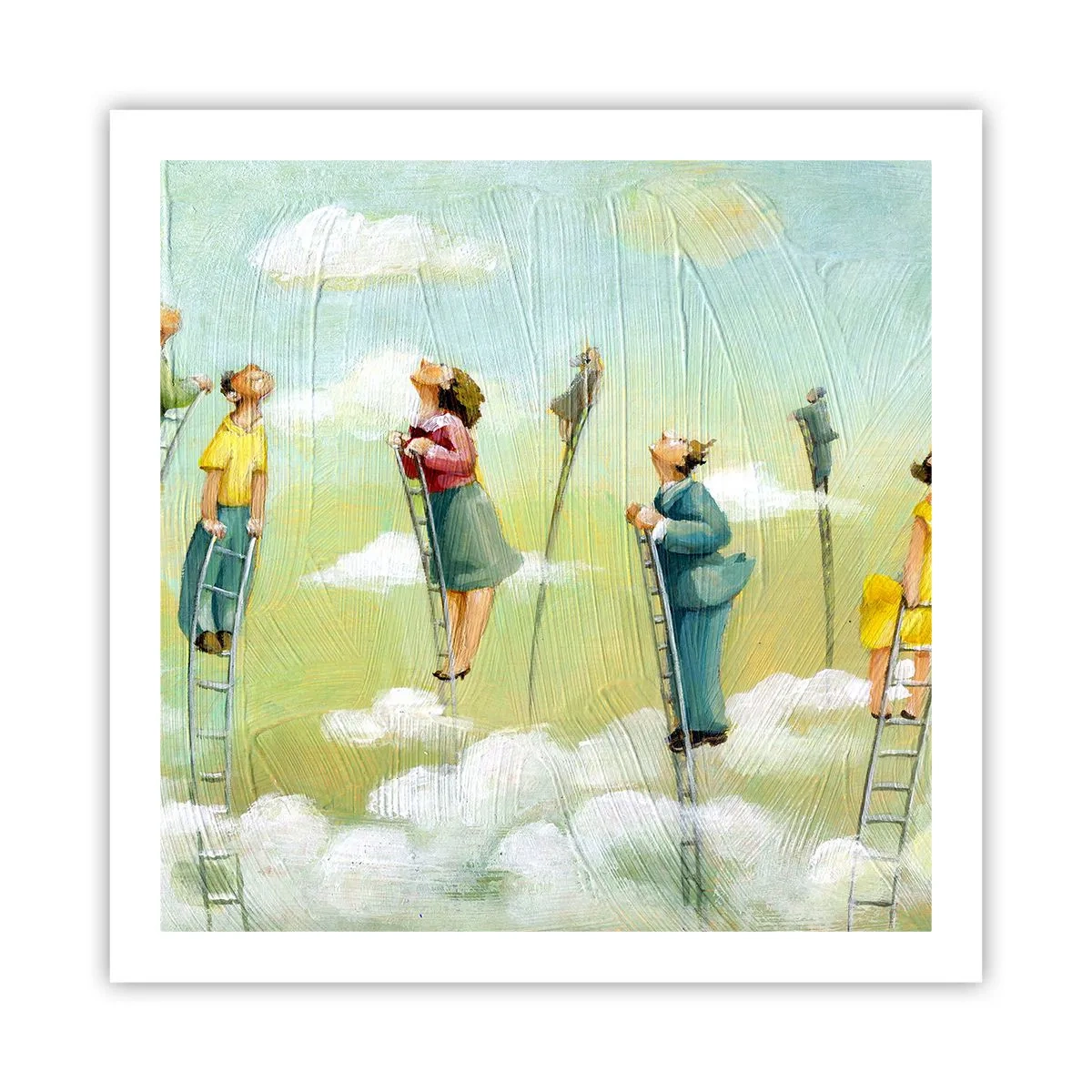 Poster - Seguendo i propri sogni - 60x60 cm