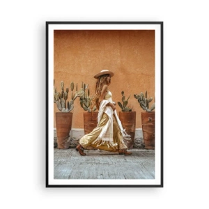 Poster in cornice nera - In stile hippy - 70x100 cm