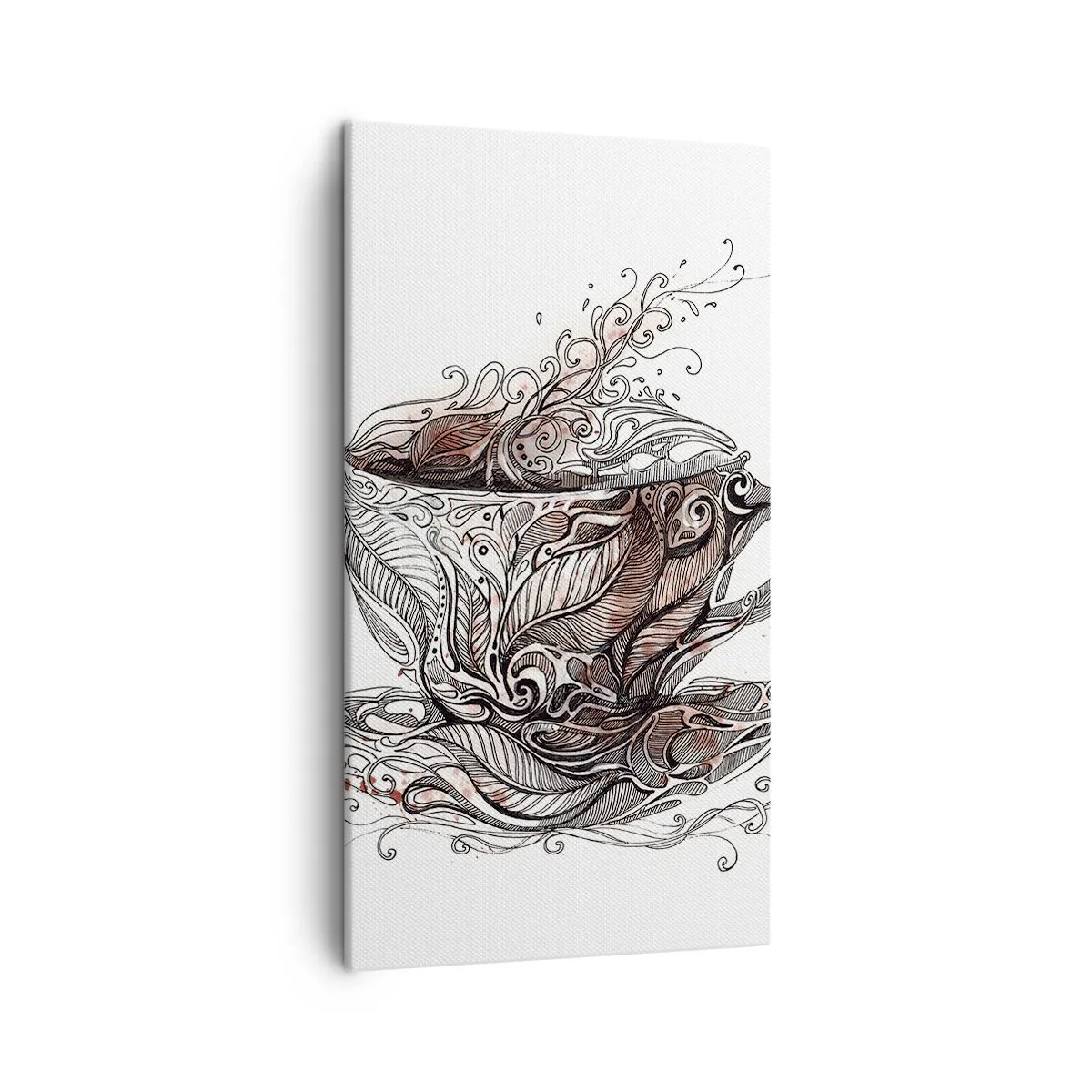 Quadro su tela - Stampe su Tela - Il tè fa bene a tutto - 45x80 cm