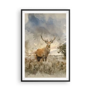 Poster in cornice nera - Dignità - forza - maestosità - 61x91 cm