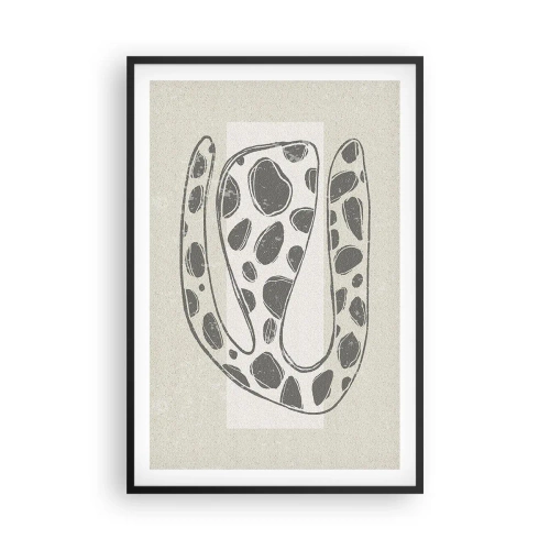 Poster in cornice nera - Creatura stranissima - 61x91 cm