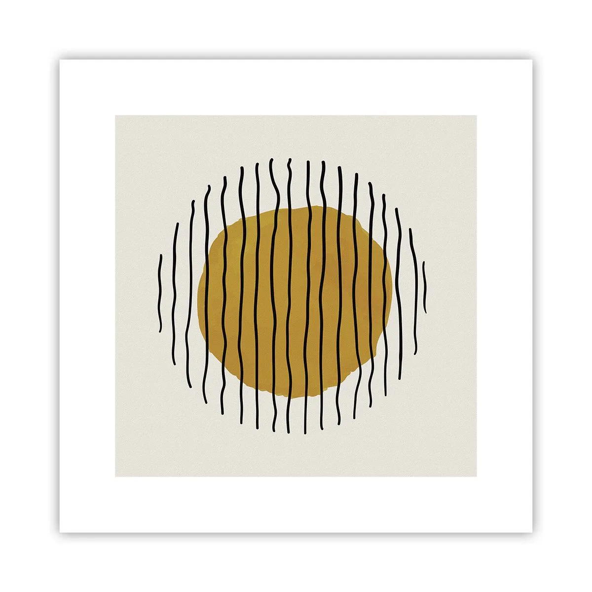 Poster - Astrazione fremente di calore - 30x30 cm