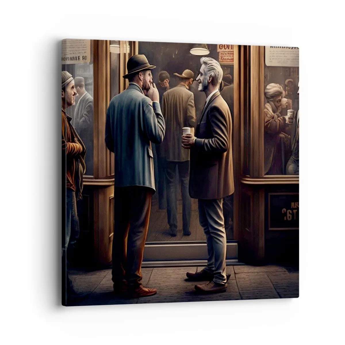 Quadro su tela - Stampe su Tela - Il buon momento della giornata - 40x40 cm