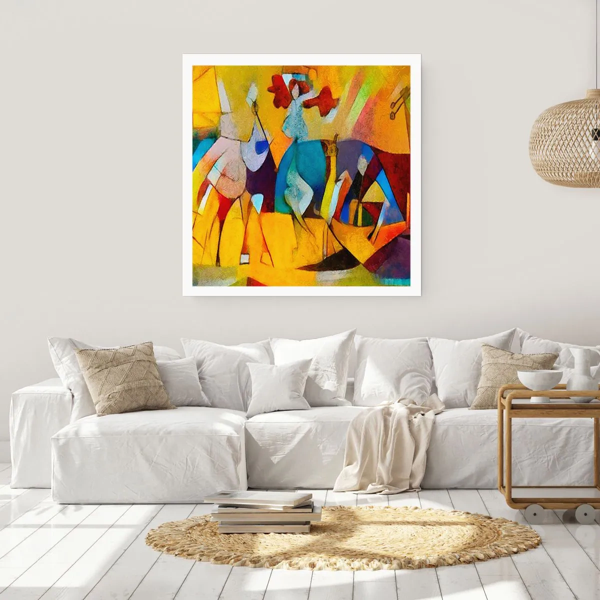 Poster - Sole - vita - gioia - 60x60 cm