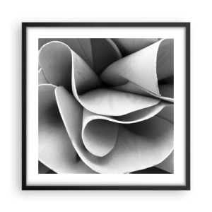 Poster in cornice nera - Avviene nello spazio - 50x50 cm
