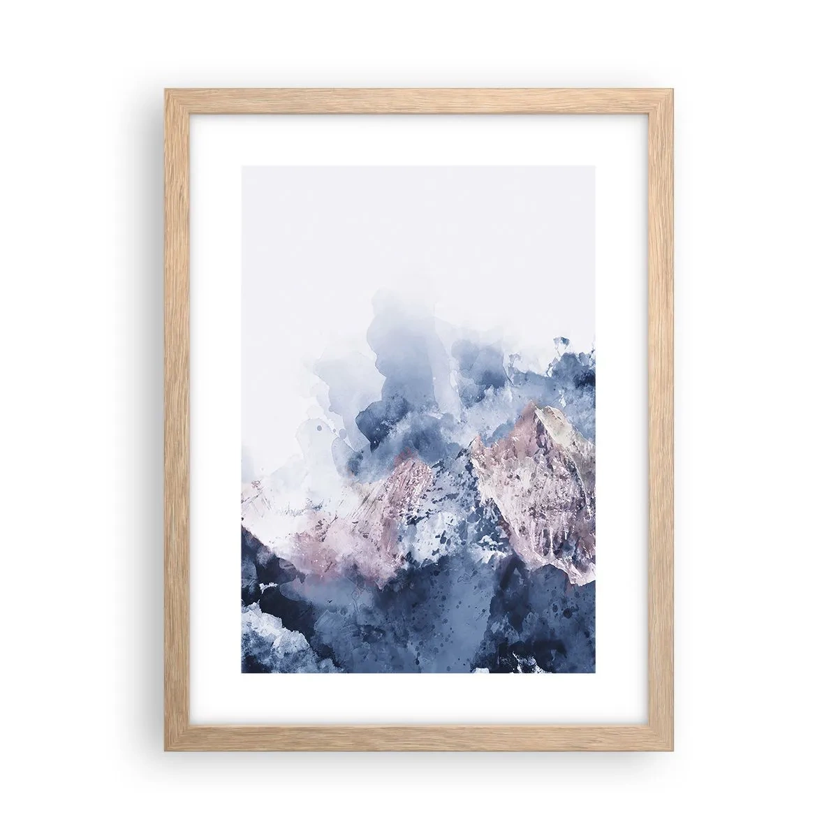 Poster in cornice rovere chiaro - Queste si che sono cime! - 30x40 cm