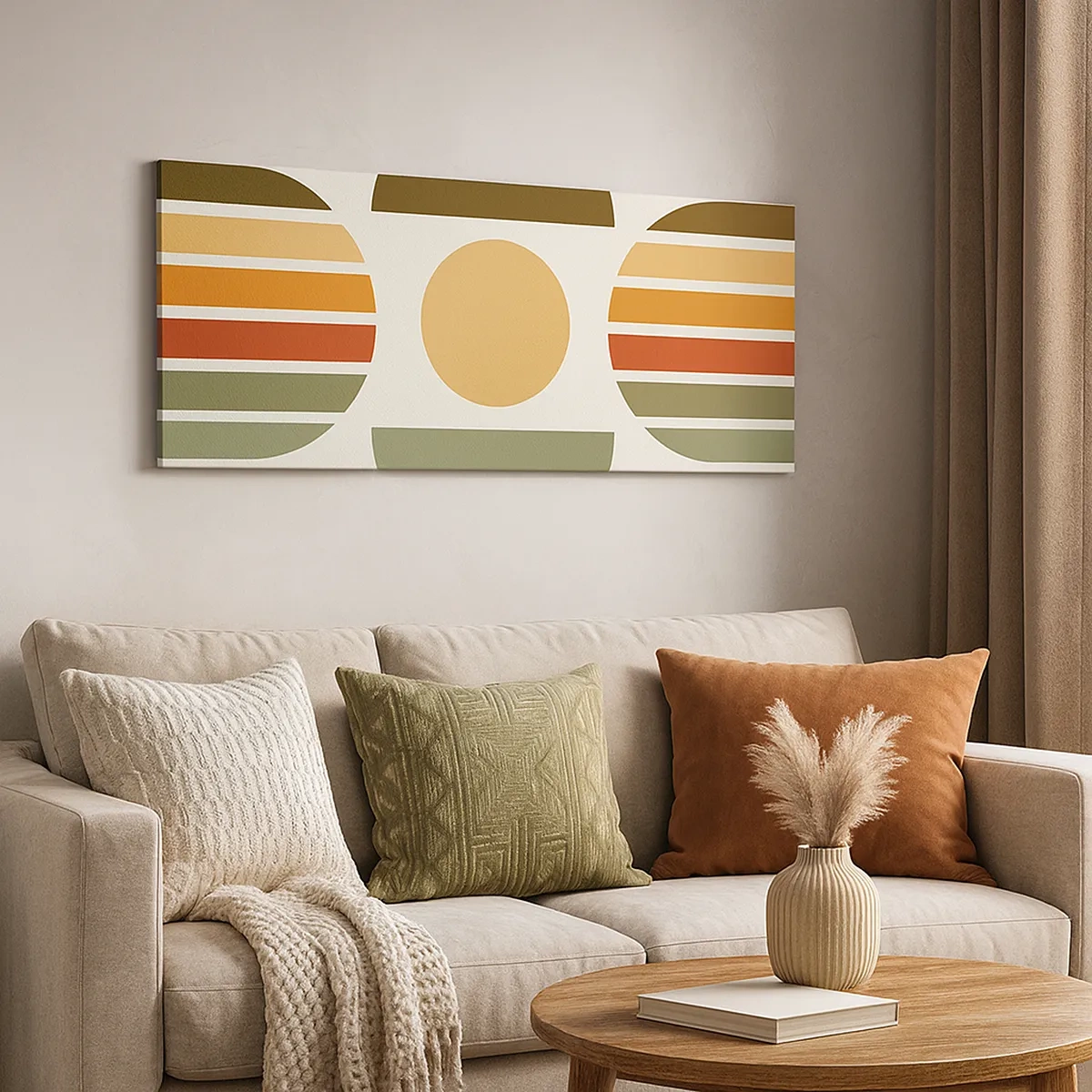 Quadro su tela - Stampe su Tela - Nei colori della terra - 30x30 cm