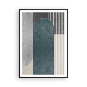 Poster in cornice nera - Composizione orizzontale  - 70x100 cm