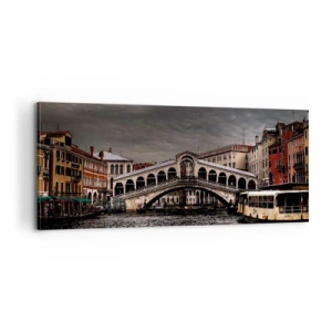 Quadro su tela - Stampe su Tela - Promessa di una sera a Venezia - 100x40 cm