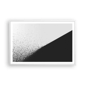 Poster in cornice bianca - Più veloce, sempre di più - 91x61 cm