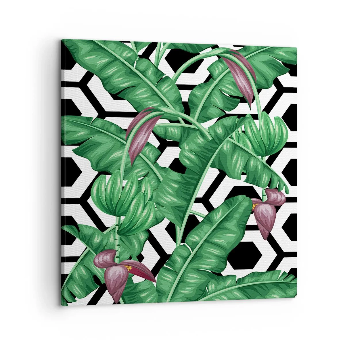 Quadro su tela - Stampe su Tela - Composizione simmetrica con la natura - 60x60 cm