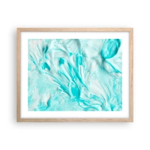 Poster in cornice rovere chiaro - Insieme per sempre - 50x40 cm