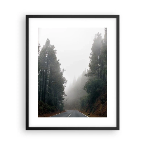 Poster in cornice nera - Il racconto della foresta magica - 40x50 cm