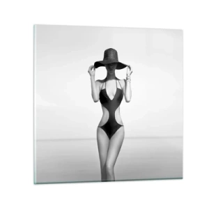 Quadro su vetro - Il mio nome è Eleganza - 30x30 cm