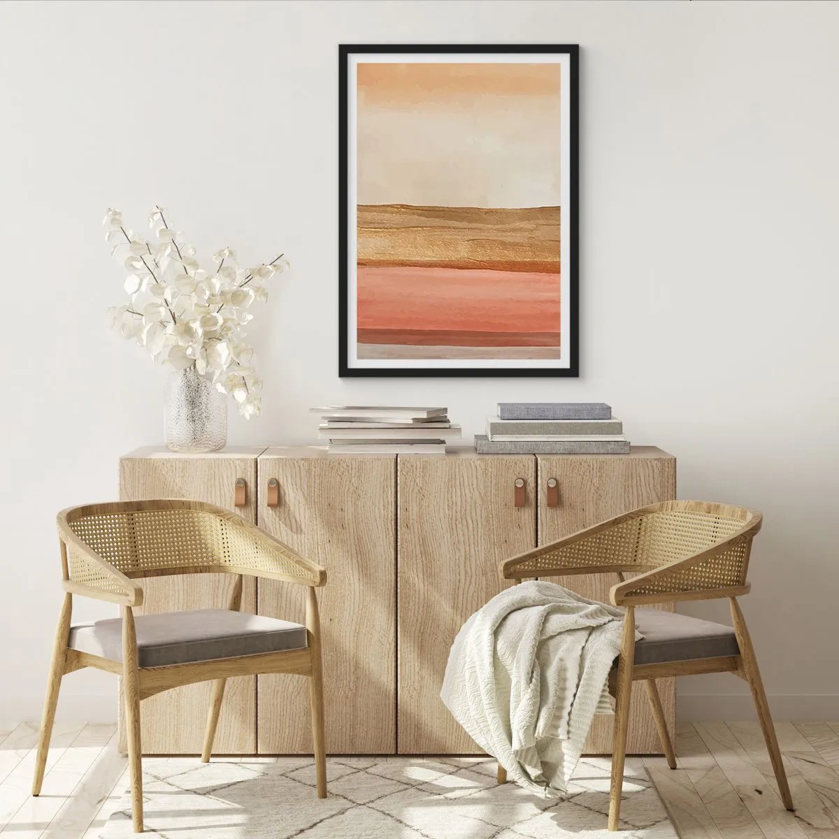 Poster in cornice nera - Composizione verticale - 61x91 cm