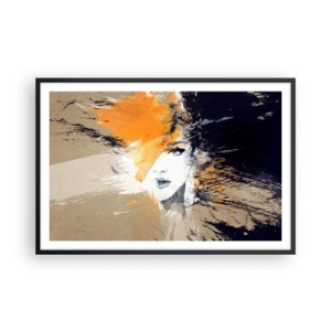 Poster in cornice nera - E la luce fu - 91x61 cm