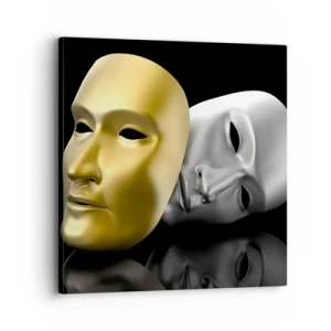 Quadro su tela - Stampe su Tela - La vita è teatro - 30x30 cm