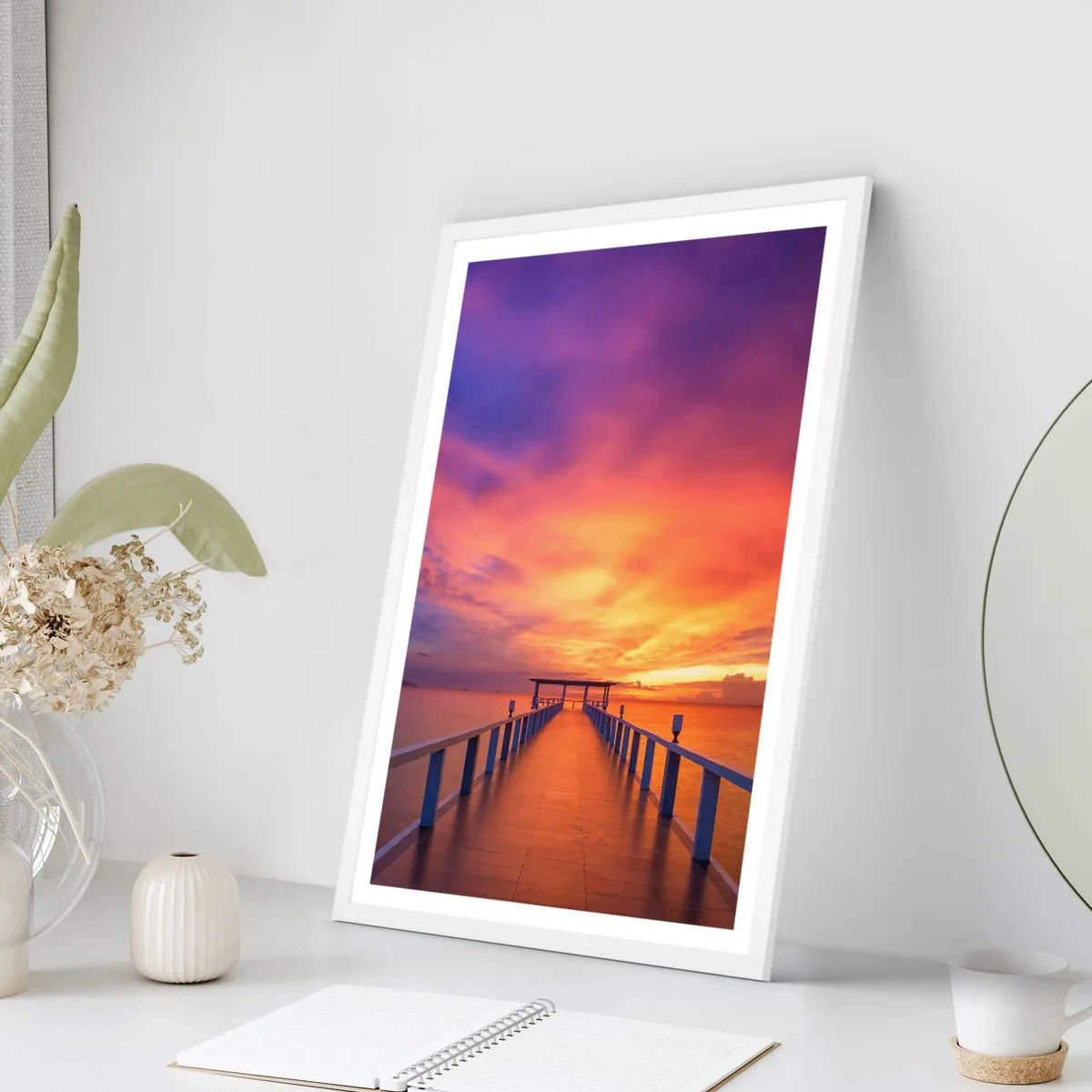 Poster in cornice bianca - Senza fine - 50x70 cm