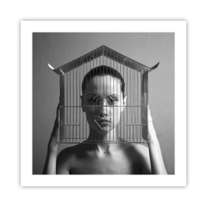 Poster - Ritratto un po' surreale - 50x50 cm