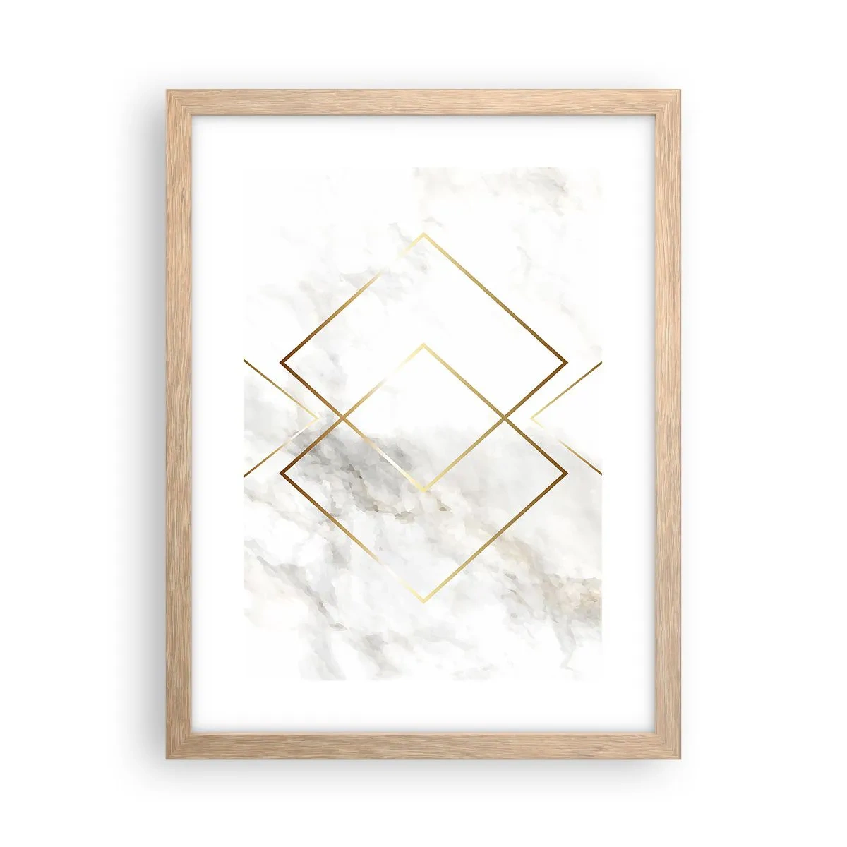 Poster in cornice rovere chiaro - Vista sull'infinito - 30x40 cm