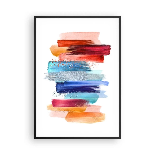 Poster in cornice nera - In alto e in basso - 70x100 cm